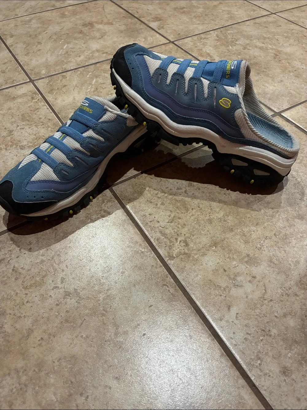 Skechers Women’s Blue and Gray Performance Sneakers